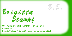 brigitta stumpf business card